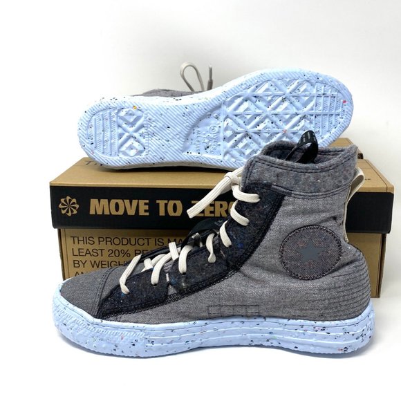 Converse CTAS CRATER High Canvas Black Blue Gray Shoes Men Size Sneakers 169418C - Picture 3 of 9